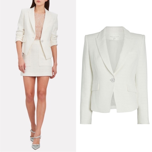 Veronica Beard Jackets & Blazers - Veronica Beard Woodley Dickey Jacket Blazer Ivory 8